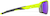 Side view of Zunnies - Rectangle Wrap-Around Sunglasses 1010122 in Yellow thumbnail