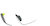 Angle view of Zunnies - Rectangle Wrap-Around Sunglasses 1010122 in Yellow thumbnail