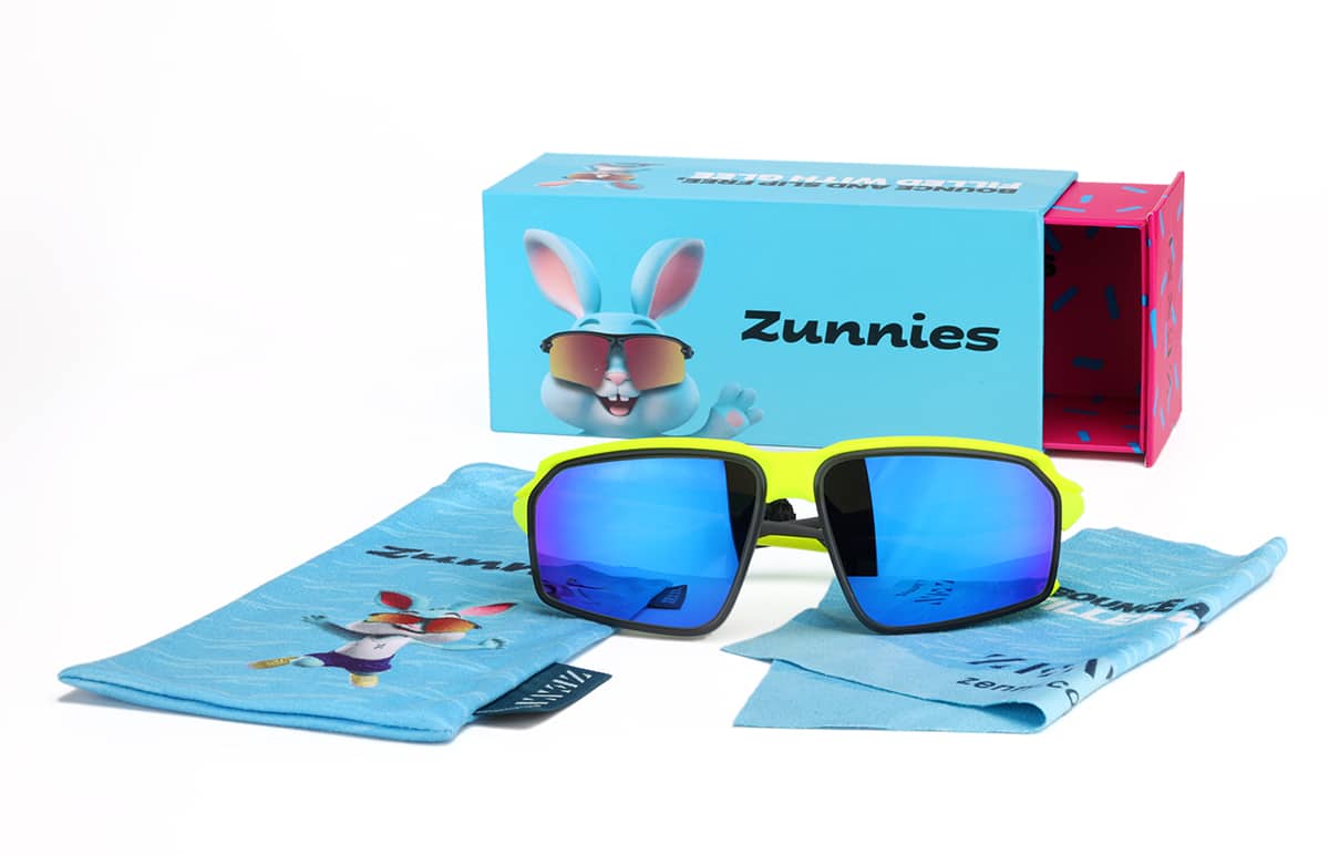 Image of Zunnies - Rectangle Wrap-Around Sunglasses
