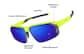 Image of Zunnies - Rectangle Wrap-Around Sunglasses thumbnail