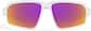 Front view of Zunnies - Rectangle Wrap-Around Sunglasses 1010130 in White thumbnail