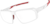 Angle view of Zunnies - Rectangle Wrap-Around Sunglasses 1010130 in White thumbnail