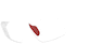 Angle view of Zunnies - Rectangle Wrap-Around Sunglasses 1010130 in White thumbnail