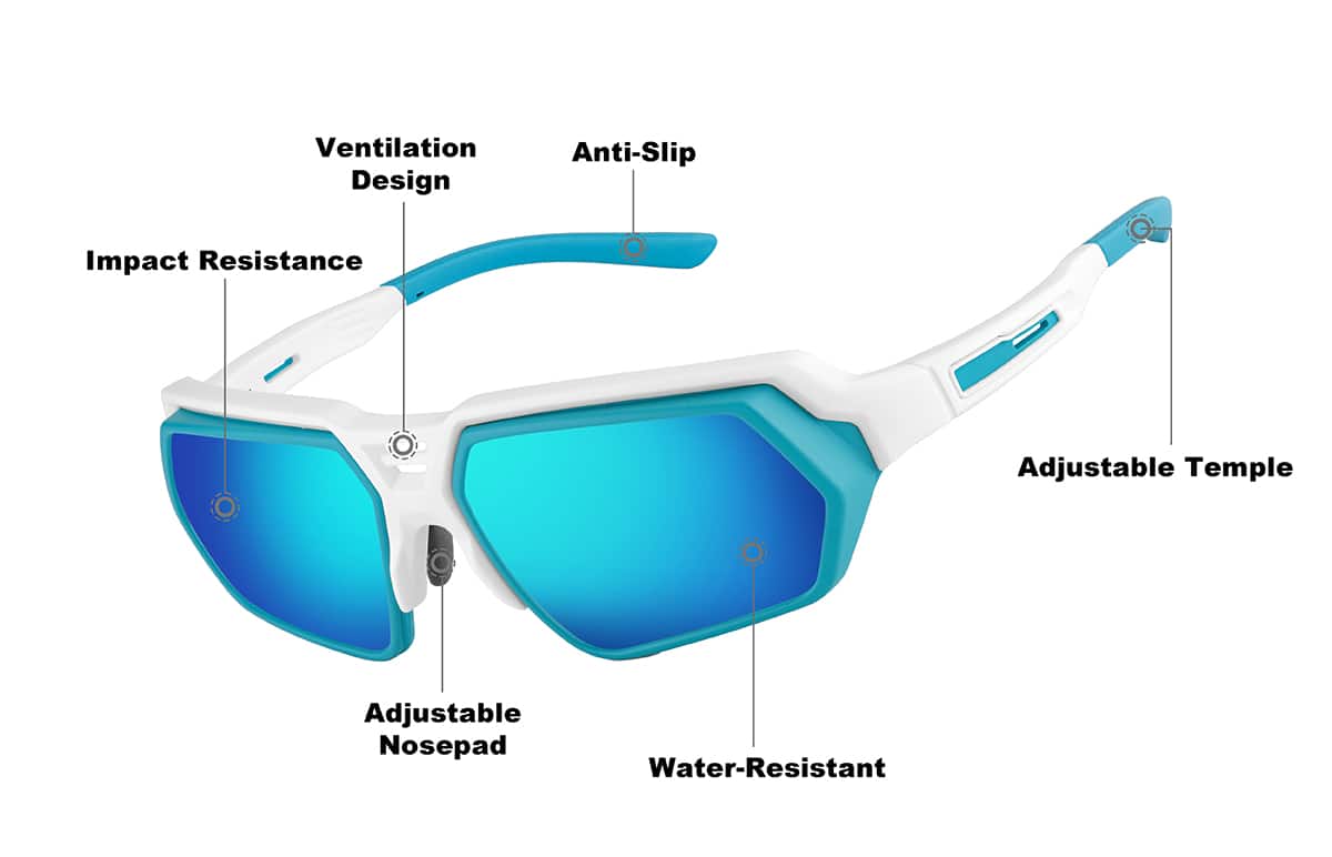 Image of Zunnies - Wrap-Around Sunglasses