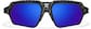 Front view of Zunnies - Wrap-Around Sunglasses 1010221 in Black thumbnail