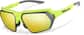 Angle view of Zunnies - Wrap-Around Sunglasses 1010312 in Chartreuse and Gray thumbnail