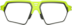 Zunnies - Wrap-Around Sunglasses 1010312 in Chartreuse and Gray