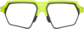 Front view of Zunnies - Wrap-Around Sunglasses 1010312 in Chartreuse and Gray thumbnail