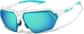 Angle view of Zunnies - Wrap-Around Sunglasses 1010316 in White and Blue thumbnail