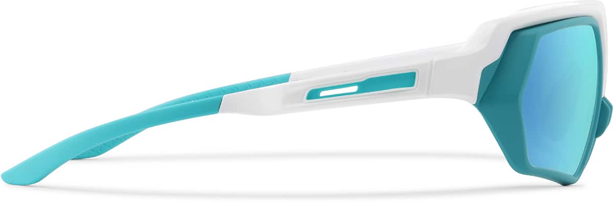 zunrisa Orange Zunnies - Wrap-Around Visor Sunglasses #1165442