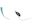 Angle view of Zunnies - Wrap-Around Sunglasses 1010316 in White and Blue thumbnail