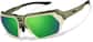 Angle view of Zunnies - Wrap-Around Sunglasses 1010324 in Green thumbnail