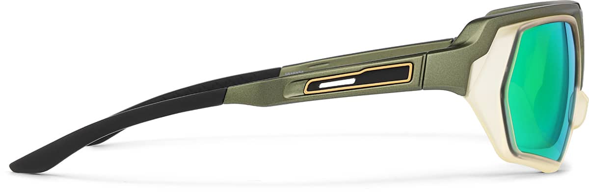 JUN OSON 【FOREVER FRIENDS】シルクスクリーン ED30 Green Zunnies - Wrap-Around Sunglasses #1010324 | Zenni Optical