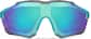 Front view of Zunnies - Wrap-Around Visor Sunglasses 1010412 in Gray and Blue thumbnail