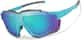 Angle view of Zunnies - Wrap-Around Visor Sunglasses 1010412 in Gray and Blue thumbnail