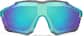 Front view of Zunnies - Wrap-Around Visor Sunglasses 1010412 in Gray and Blue thumbnail