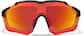 Front view of Zunnies - Wrap-Around Visor Sunglasses 1010418 in Black and Red thumbnail