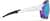 Side view of Zunnies - Wrap-Around Visor Sunglasses 1010421 in Black and White thumbnail