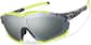 Angle view of Zunnies - Wrap-Around Visor Sunglasses 1010424 in Green and Black thumbnail