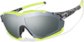 Angle view of Zunnies - Wrap-Around Visor Sunglasses 1010424 in Green and Black thumbnail
