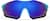 Front view of Zunnies - Wrap-Around Visor Sunglasses 1010521 in Black and Blue thumbnail