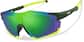 Angle view of Zunnies - Wrap-Around Visor Sunglasses 1010522 in Yellow and Black thumbnail