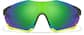 Front view of Zunnies - Wrap-Around Visor Sunglasses 1010522 in Yellow and Black thumbnail
