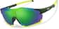 Angle view of Zunnies - Wrap-Around Visor Sunglasses 1010522 in Yellow and Black thumbnail