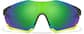 Front view of Zunnies - Wrap-Around Visor Sunglasses 1010522 in Yellow and Black thumbnail