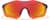 Front view of Zunnies - Wrap-Around Visor Sunglasses 1010542 in Orange and Gray thumbnail