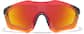 Front view of Zunnies - Wrap-Around Visor Sunglasses 1010542 in Orange and Gray thumbnail