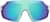 Front view of Zunnies - Wrap-Around Shield Sunglasses 1010623 in Clear with Sky Blue Mirror thumbnail