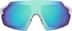 Zunnies - Wrap-Around Shield Sunglasses 1010623 in Clear with Sky Blue Mirror