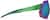 Side view of Zunnies - Wrap-Around Shield Sunglasses 1010624 in Green with Green Mirror thumbnail