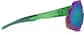 Side view of Zunnies - Wrap-Around Shield Sunglasses 1010624 in Green with Green Mirror thumbnail