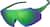 Angle view of Zunnies - Wrap-Around Shield Sunglasses 1010624 in Green with Green Mirror thumbnail