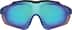 Zunnies - Wrap-Around Shield Sunglasses 1010721 in Black with Sky Blue Mirror