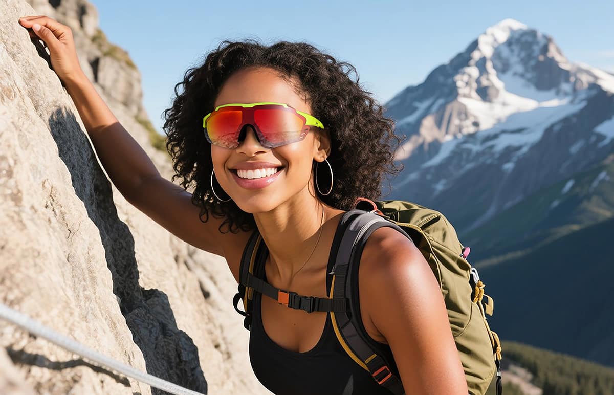 Image of Zunnies - Wrap-Around Shield Sunglasses