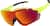 Angle view of Zunnies - Wrap-Around Shield Sunglasses 1010722 in Yellow with Red Mirror thumbnail