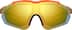 Zunnies - Wrap-Around Shield Sunglasses 1010742 in Orange with Gold Mirror