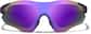 Front view of Zunnies - Wrap-Around Shield Sunglasses 1010817 in Purple with Purple Mirror thumbnail