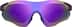 Zunnies - Wrap-Around Shield Sunglasses 1010817 in Purple with Purple Mirror
