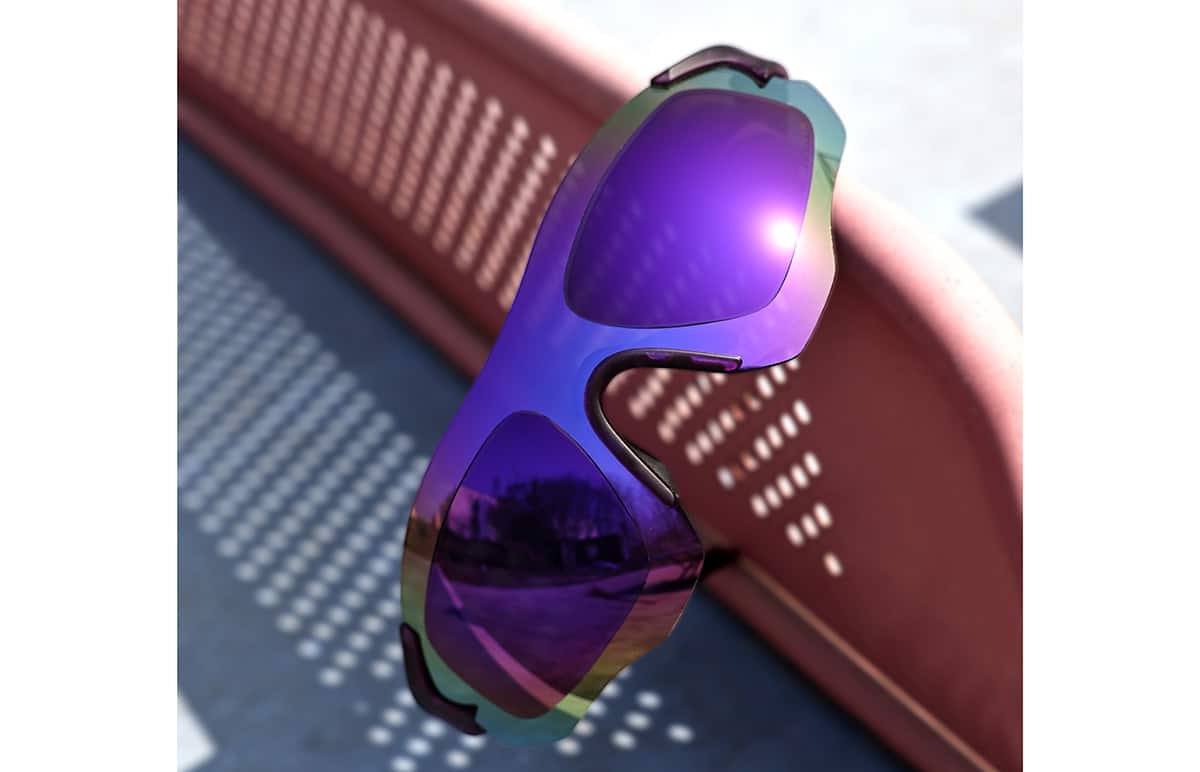Purple with Purple Mirror Zunnies - Wrap-Around Shield