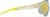 Side view of Zunnies - Wrap-Around Shield Sunglasses 1010822 in Yellow with Gold Mirror thumbnail