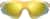 Front view of Zunnies - Wrap-Around Shield Sunglasses 1010822 in Yellow with Gold Mirror thumbnail