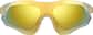 Front view of Zunnies - Wrap-Around Shield Sunglasses 1010822 in Yellow with Gold Mirror thumbnail