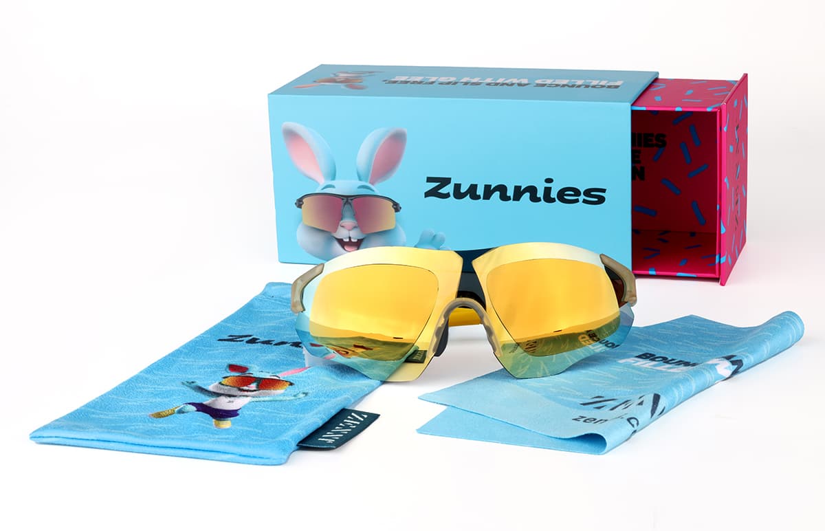 Image of Zunnies - Wrap-Around Shield Sunglasses