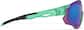 Side view of Zunnies - Wrap-Around Shield Sunglasses 1010824 in Green with Green Mirror thumbnail