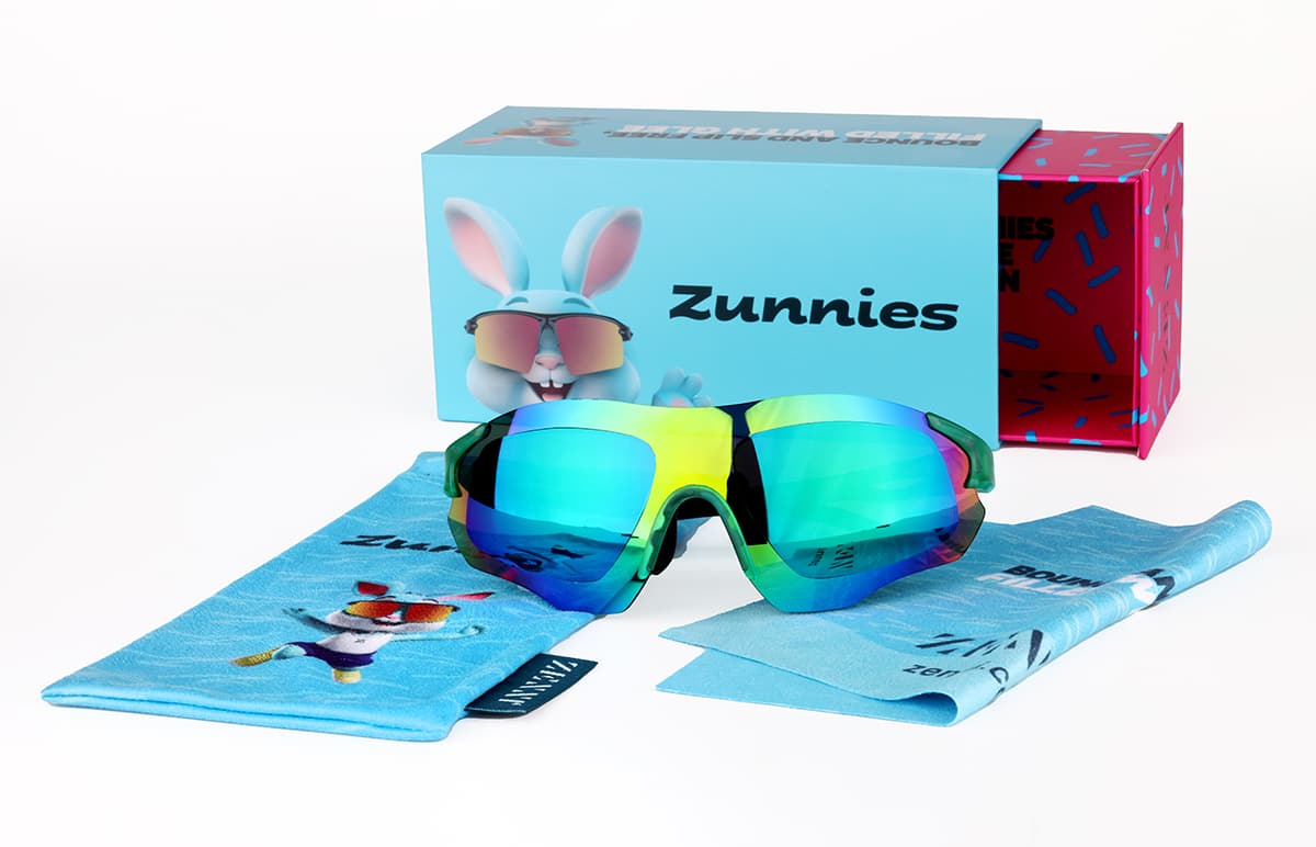 Image of Zunnies - Wrap-Around Shield Sunglasses