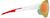 Side view of Zunnies - Wrap-Around Shield Sunglasses 1010830 in White with Rose Gold Mirror thumbnail